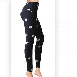 Comfy Dog Heads Tummy Control Leggings